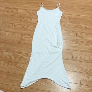 Elegant White Maxi Dress S